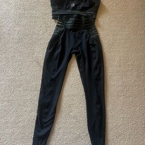 Bombshell Sportswear Black and Gray Leggings